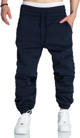 A WATERWANG Men's Sweatpants Casual Cotton Tapered Joggers Athletic Sweat Pants for Men Workout Running with Pockets