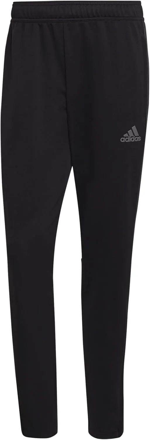 adidas Men's Aeroready Sereno Slim Tapered-Cut 3-stripes Pants