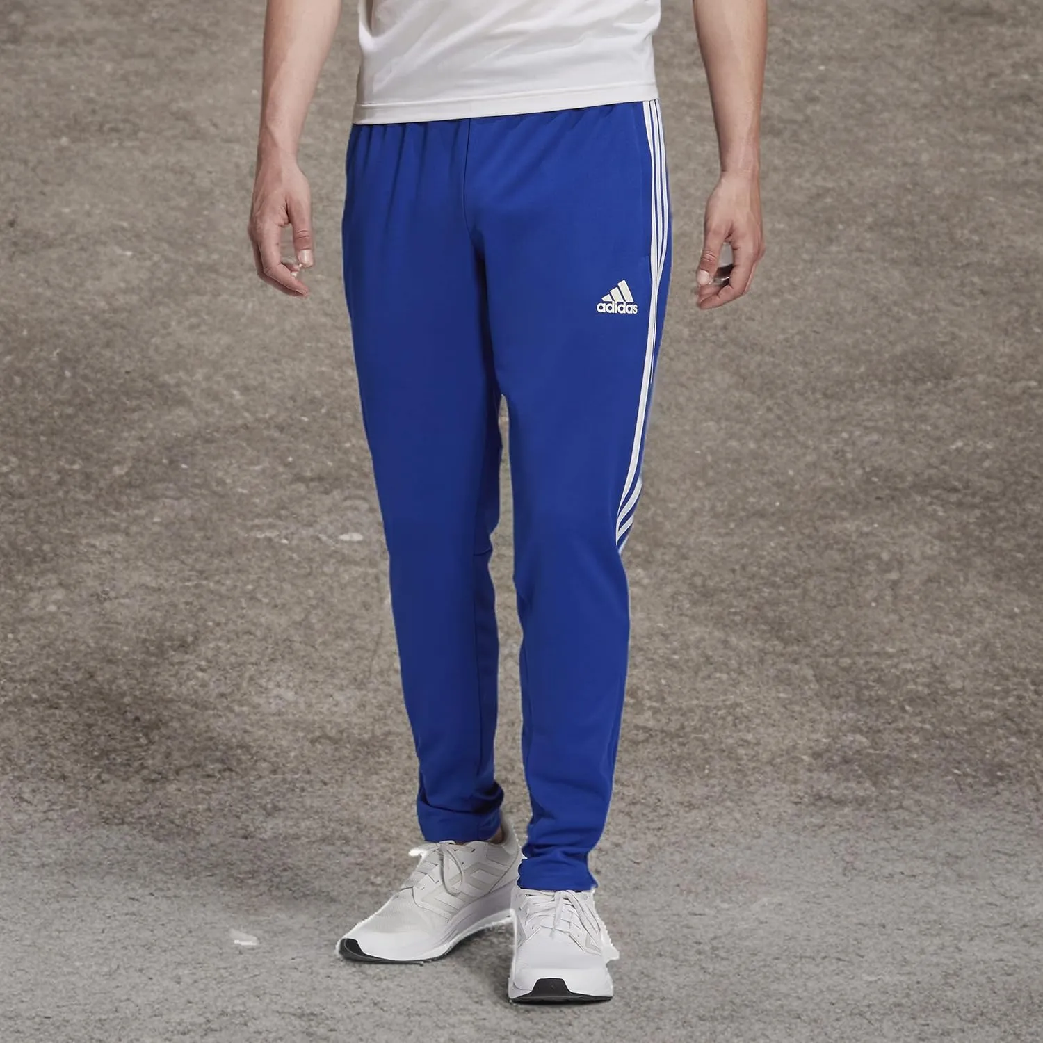 adidas Men's Aeroready Sereno Slim Tapered-Cut 3-stripes Pants