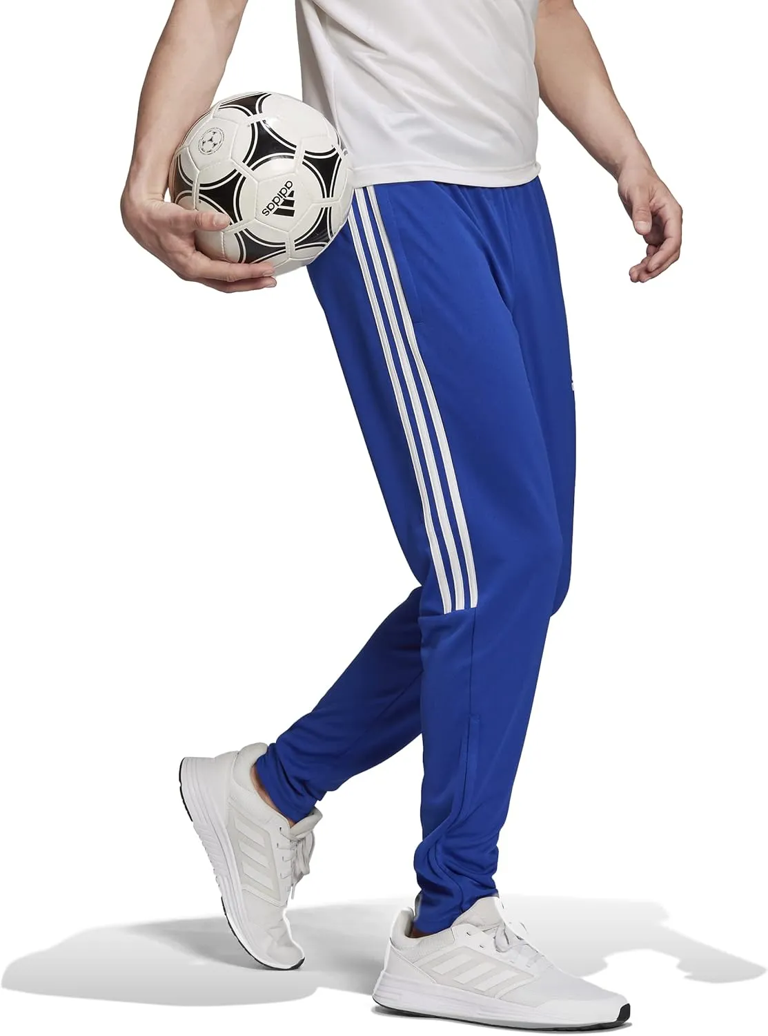 adidas Men's Aeroready Sereno Slim Tapered-Cut 3-stripes Pants
