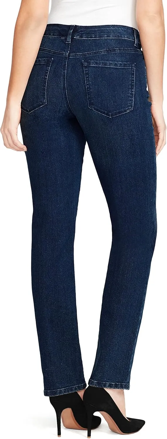 Bandolino Women's Mandie Signature Fit 5 High Rise Jean, Rinse, 6 Petite