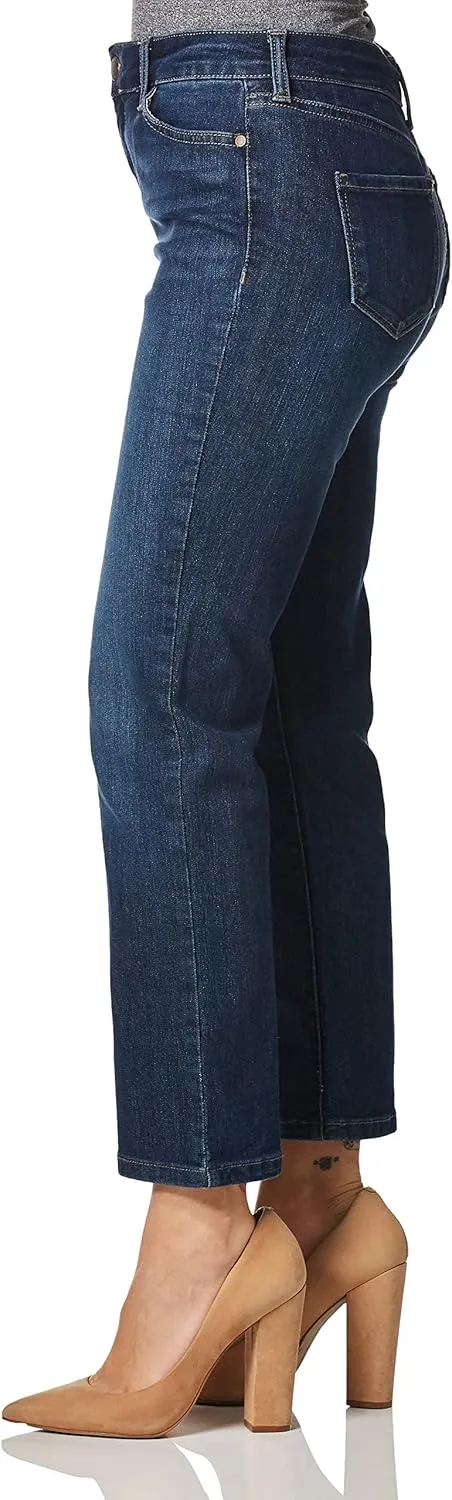 Bandolino Women's Mandie Signature Fit 5 High Rise Jean, Rinse, 6 Petite