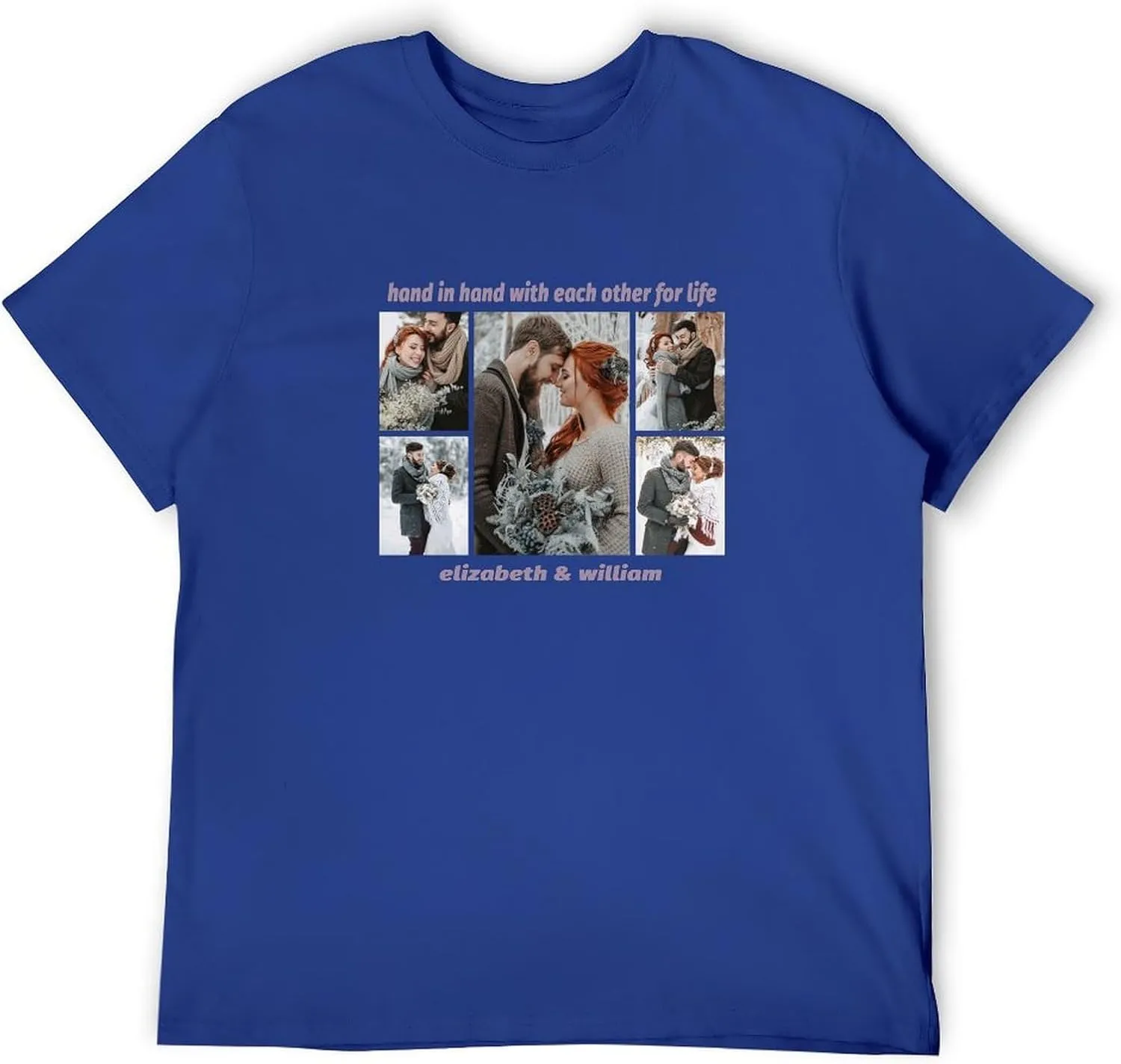 Custom Shirts for Men Women Design Your Own Front Print Photo Personalized T Shirt