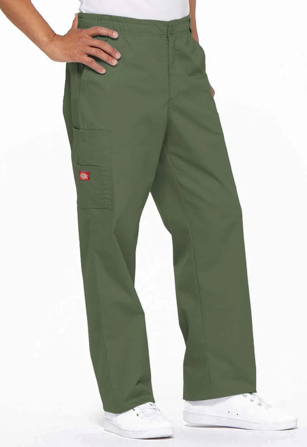 Dickies Men's Pull-On Pant with 7 Pockets Elastic Waistband with Button Closure 81006