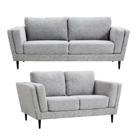 Durable 2 3 Seater Sofa Set, Pepper Color, Galvanised Steel