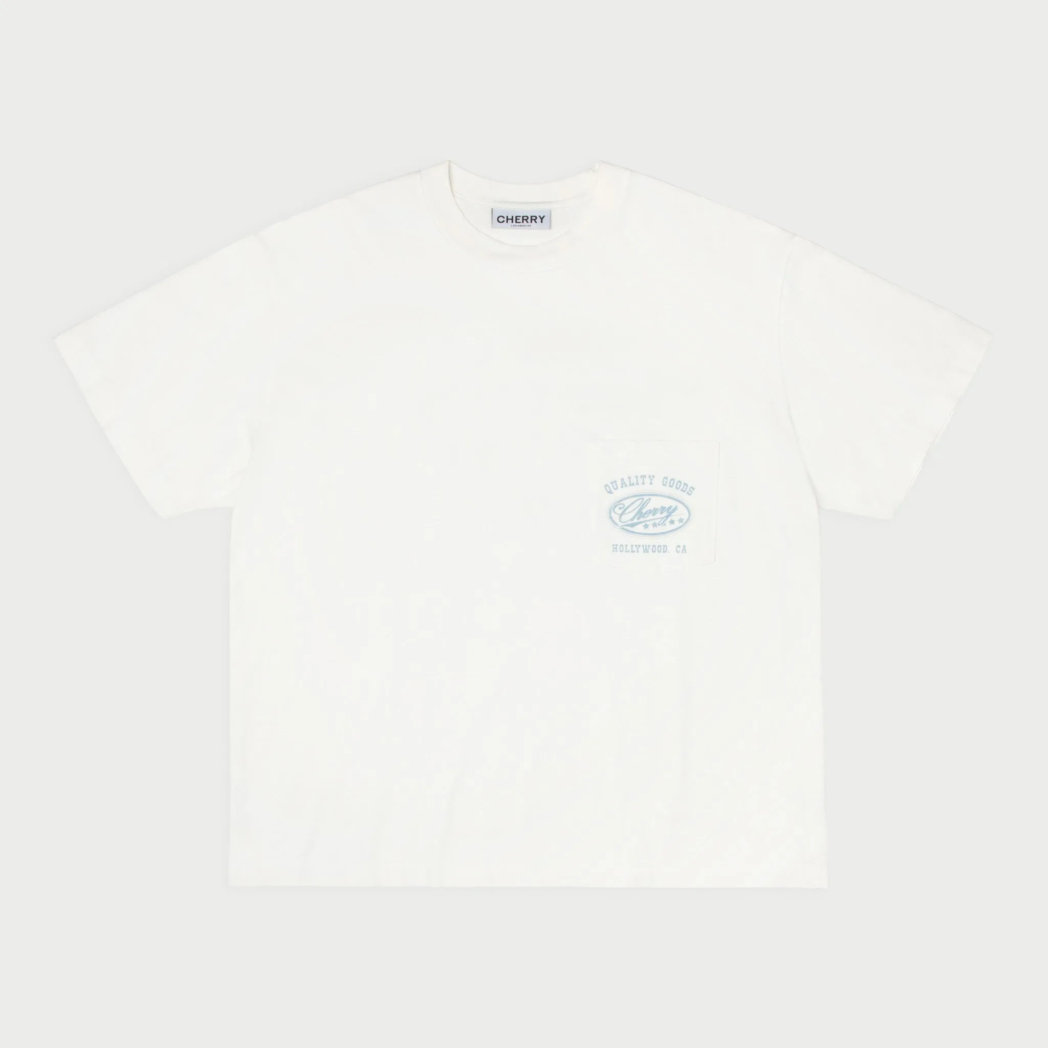 Five Star Boxy Pocket Tee (Vintage White)
