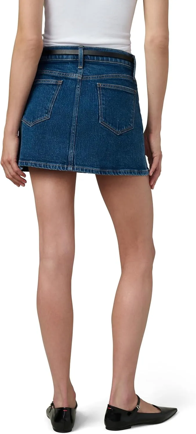 Joe's Women's The Denim Mid Rise Micro Mini Skirt