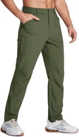 MAGCOMSEN Men's Lightweight Hiking Pants with 4 Pockets Water Resistant Quick Dry Fishing Travel Work Outddoor Pants